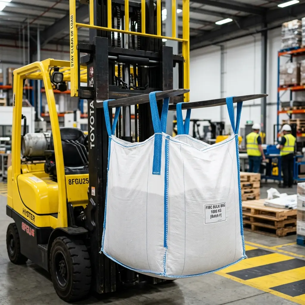 Safe Forklift Handling of FIBCs