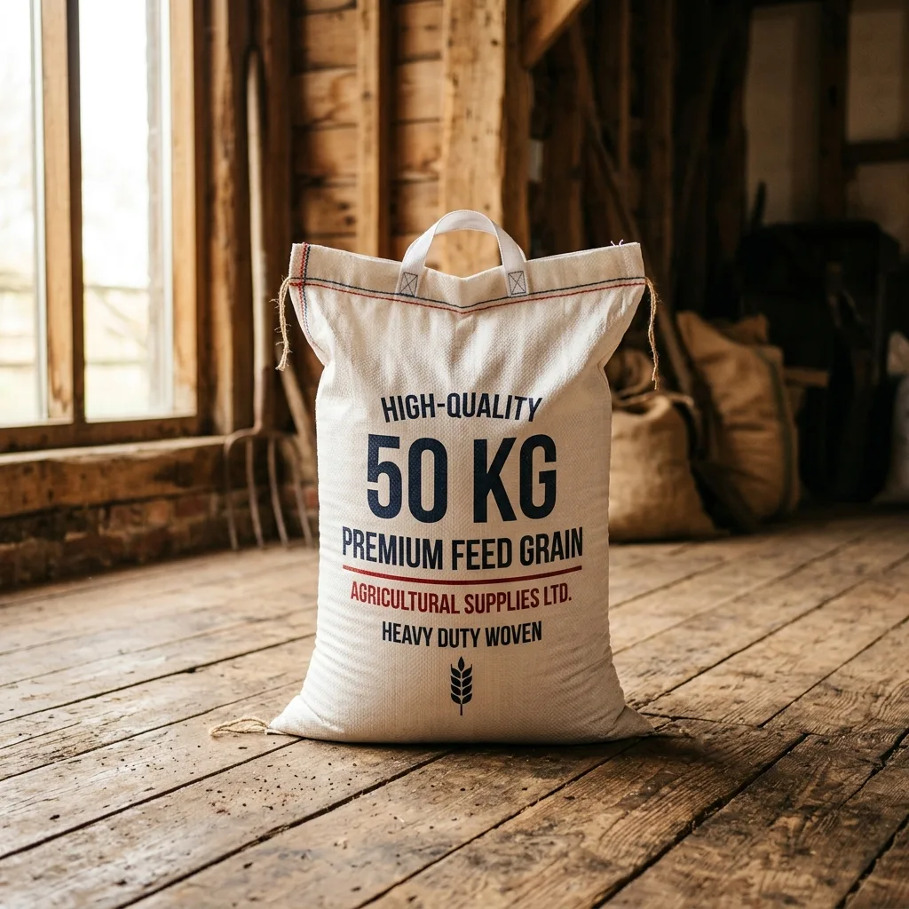 Heavy-Duty Grain Sacks 50kg: Industrial-Grade Agricultural Protection by SherkatTrade