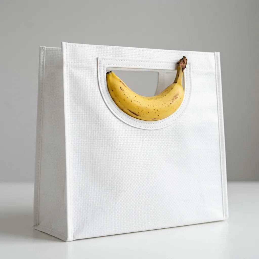 Banana Handle D-Cut Bags: Reusable Boutique Branding by SherkatTrade