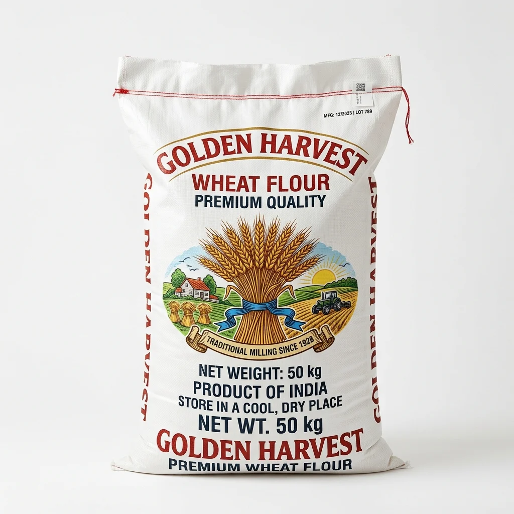 Wheat Flour Packaging Bags 50kg: Food-Grade Integrity by SherkatTrade